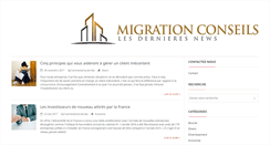 Desktop Screenshot of migration-conseil.fr